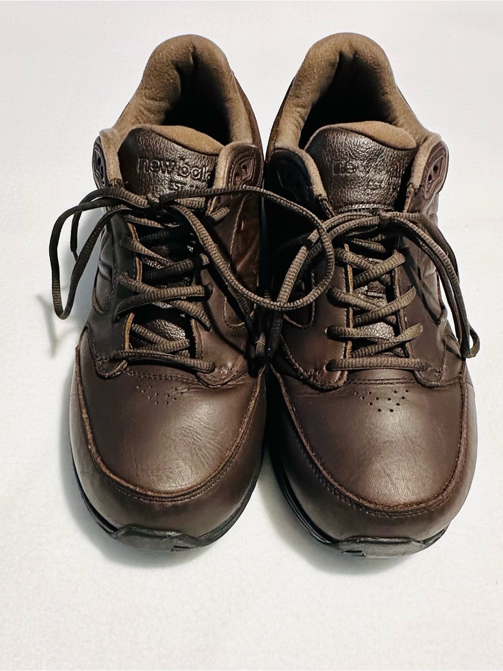 New Balance MW928 BR3 Rollbar Graphite Brown Leather Walking Shoes, Size 12